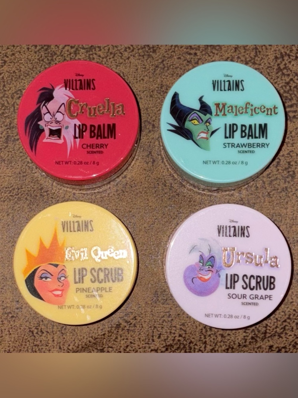 Choice Disney Villain Lip Treatment - Ursula, Evil Queen, Cruella, Maleficent